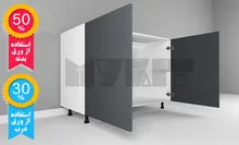 یونیت زمینی 120-100 سانتیمتر - 50 درصد ورق بدنه - 30 درصد ورق درب gallery0