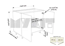 یونیت زمینی 120-100 سانتیمتر - 50 درصد ورق بدنه - 30 درصد ورق درب gallery3