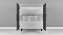 یونیت زمینی دستگیره پروفیلی 90-70 سانتیمتر - 45 درصد ورق بدنه - 22 درصد ورق درب gallery1