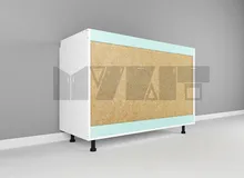 یونیت زمینی دستگیره پروفیلی 120-100 سانتیمتر - 50 درصد ورق بدنه - 30 درصد ورق درب gallery2