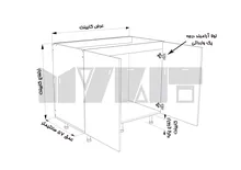 زیر سینکی (PVC) ساده 120-80 سانت - 100 درصد ورق بدنه - 22 درصد ورق درب gallery2