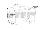 زیر سینکی (MDF) دستگیره پروفیلی 120-80 سانت - 35 درصد ورق بدنه - 22 درصد ورق درب thumb 3