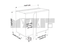 یونیت زمینی ثابتخور 120-110 سانتیمتر - 65 درصد ورق بدنه - 15 درصد ورق درب gallery2