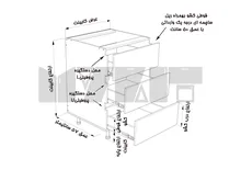 یونیت دستگیره پروفیلی 3 کشو مساوی - 30-60 سانت - 50 درصد ورق بدنه - 15 درصد ورق درب gallery1
