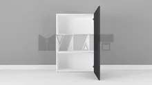 یونیت دیواری ارتفاع 70 عرض 50 تا 60 سانتیمتر - 25 درصد ورق بدنه - 14 درصد ورق درب gallery1