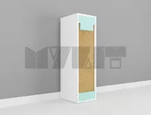 یونیت دیواری ارتفاع 110 عرض 15 تا 30 سانتیمتر - 25 درصد ورق بدنه - 13 درصد ورق درب gallery2