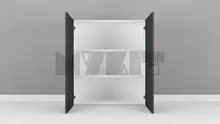 یونیت دیواری ارتفاع 110 عرض 70 تا 90 سانتیمتر - 42 درصد ورق بدنه - 31 درصد ورق درب gallery1