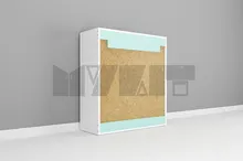 یونیت دیواری ارتفاع 110 عرض 70 تا 90 سانتیمتر - 42 درصد ورق بدنه - 31 درصد ورق درب gallery2