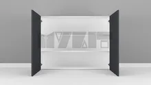 یونیت دیواری ارتفاع 110 عرض 100 تا 120 سانتیمتر - 47 درصد ورق بدنه - 40 درصد ورق درب gallery1