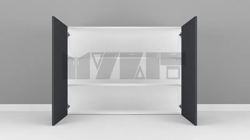 یونیت دیواری ارتفاع 110 عرض 100 تا 120 سانتیمتر - 47 درصد ورق بدنه - 40 درصد ورق درب gallery1