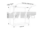 کابینت دیواری جکی ارتفاع 90 عرض 70 تا 90 سانتیمتر - 35 درصد ورق بدنه - 25 درصد ورق درب thumb 4