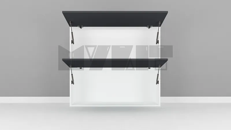 کابینت دیواری جکی ارتفاع 70 عرض 100 تا 120 سانتیمتر - 33 درصد ورق بدنه - 26 درصد ورق درب gallery1