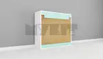 کابینت دیواری جکی ارتفاع 70 عرض 100 تا 120 سانتیمتر - 33 درصد ورق بدنه - 26 درصد ورق درب thumb 3