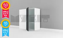 یونیت دیواری ثابتخور ارتفاع 90 عرض 100-70 سانتیمتر - 50 درصد ورق بدنه - 16 درصد ورق درب gallery0