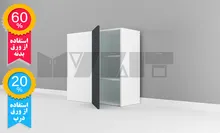 یونیت دیواری ثابتخور ارتفاع 110 عرض 100-70 سانتیمتر - 60 درصد ورق بدنه - 20 درصد ورق درب gallery0