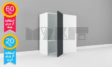 یونیت دیواری ثابتخور ارتفاع 110 عرض 100-70 سانتیمتر - 60 درصد ورق بدنه - 20 درصد ورق درب gallery1