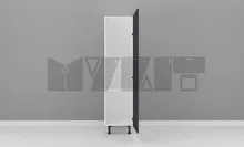 یونیت کمدی 45-35 سانتیمتر - ارتفاع 143-137 سانتیمتر - 60 درصد ورق بدنه - 35 درصد ورق درب gallery1