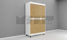 یونیت کمدی 100-120 سانتیمتر - ارتفاع 143-137 سانتیمتر - 100 درصد ورق بدنه - 60 درصد ورق درب gallery2