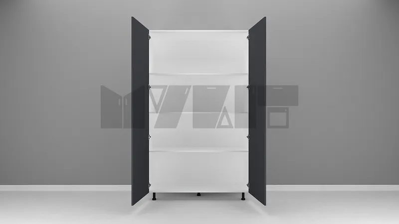 یونیت کمدی 120-100 سانتیمتر - ارتفاع 253-247 سانتیمتر - 140 درصد ورق بدنه - 100 درصد ورق درب gallery1