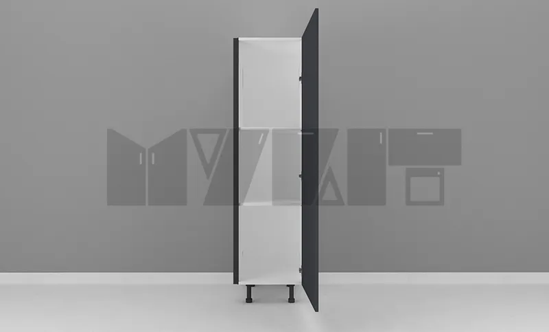 یونیت کمدی دستگیره پروفیلی 45-30 سانتیمتر -  ارتفاع 143-137 سانتیمتر - 60 درصد ورق بدنه - 35 درصد ورق درب gallery1