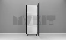 یونیت کمدی دستگیره پروفیلی 60-50 سانتیمتر -  ارتفاع 231-227 سانتیمتر - 85 درصد ورق بدنه - 50 درصد ورق درب gallery1