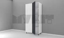 یونیت کمدی ثابتخور 120-110 سانتیمتر - ارتفاع 253-247-231-227-213-207 سانتیمتر - 160 درصد ورق بدنه - 50 درصد ورق درب gallery1