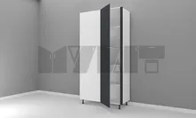 یونیت کمدی دستگیره پروفیلی ثابتخور 100-90 سانتیمتر - ارتفاع 253-247-231-227-213-207 سانتیمتر - 130 درصد ورق بدنه - 45 درصد ورق درب gallery1