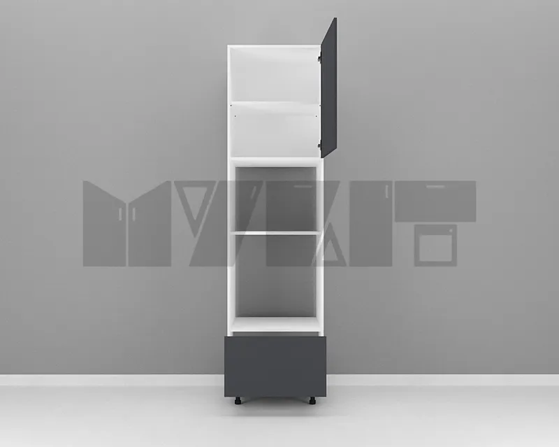 یونیت کمدی فر و ماکرویو یک کشو 60 سانتیمتر - ارتفاع 253-247 سانتیمتر - 100 درصد ورق بدنه - 40 درصد ورق درب gallery1