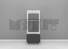 یونیت کمدی فر و ماکرویو یک کشو 60 سانتیمتر - ارتفاع 143-137 سانتیمتر - 60 درصد ورق بدنه - 7 درصد ورق درب gallery1